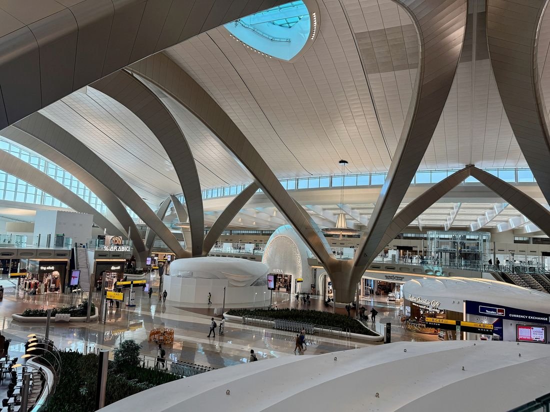 Terminal building at Zayed International Airport, Abu Dhabi