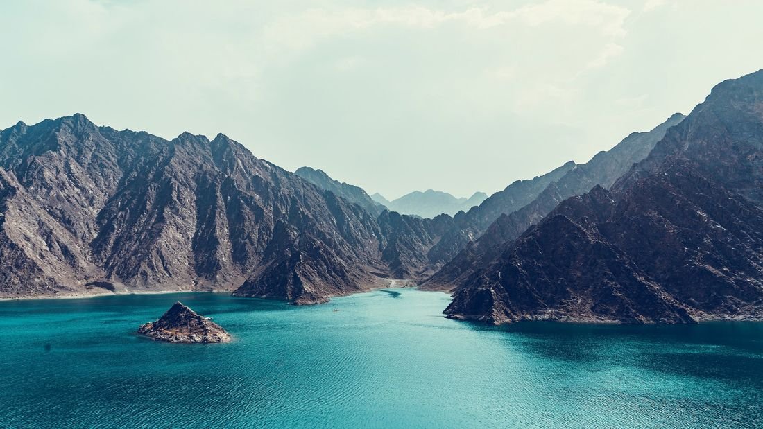 The rocky hills and heritage area of Hatta